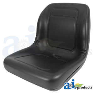 FOR JOHN DEERE HIGH BACK BLACK SEAT, LAWN & GARDEN, UTV, TRACTOR F620 F680 F687 717A 727A 737 757 4200 4210 4300 4310
