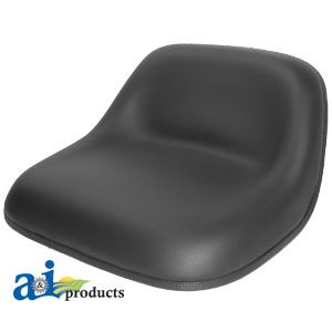 FOR JOHN DEERE MEDIUM BACK BLACK SEAT