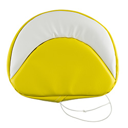 FOR CUB CADET TIE-ON SEAT COVER YELLOW & WHITE- 18"