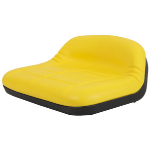 FOR JOHN DEERE MEDIUM BACK YELLOW SEAT, F150, F525, RX63, RX73, RX75, RX95, SX75, SX95, 108, 111, 111H, 112H, 112L, 116, 116H, 130, 160, 165, 170, 175
