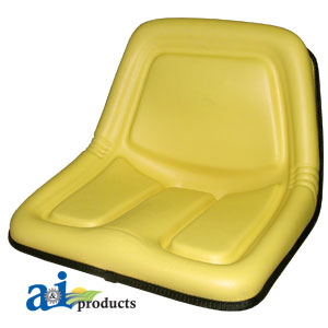 FOR JOHN DEERE HIGH BACK YELLOW SEAT STX30, STX38, 130, 160, 165, 316, 318, 322, 330, 332, 420, 430